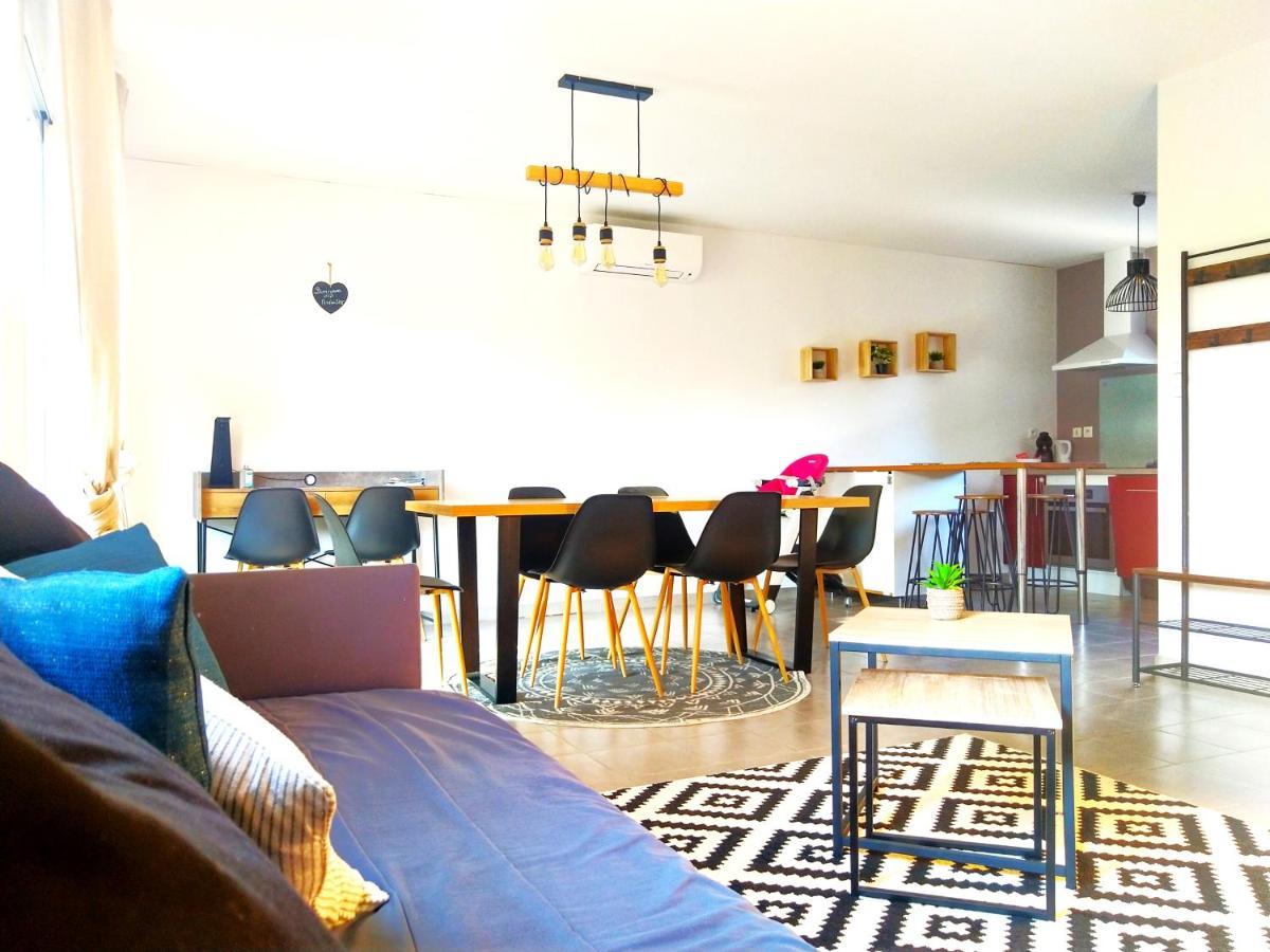 Le Clos Andree - Charmante Maison 8 Personnes - 5 Lits - Climatisation Reversible - Parking 3 Vehicules - Garage - Zone Nord Montauban - Terrasse Et Jardin 외부 사진
